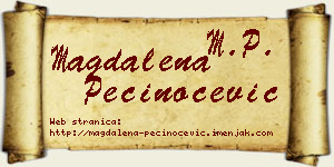 Magdalena Pečinoćević vizit kartica